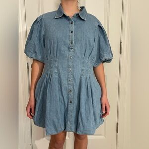 Brand new with tags, Jonathan Simkhai Jean dress, with pockets. Size 12.